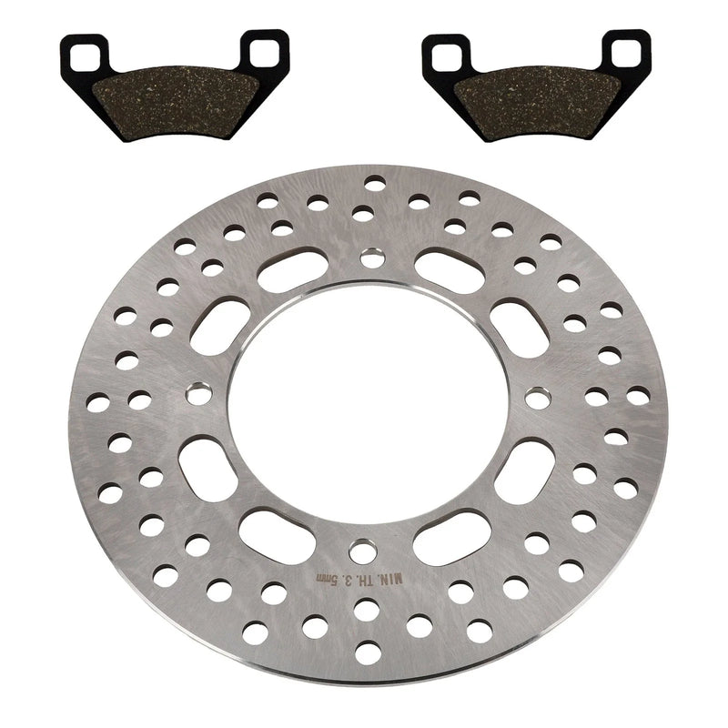 Arctic Cat 400 Alterra 4x4 2 x Rear Brake Rotor & Pads (2013–2017)