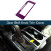 Ford F150 (2015-2020) Carbon Fiber Purple ABS Gear Shift Knob Cover Sticker