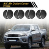 Toyota Tundra Carbon Fiber A/C Air Outlet Cover Trims (2014-2021)