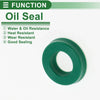 All Oil Seal 5 Pcs Rotary Shaft Seal TPU 12x22x5mm High Pressure Green
