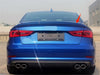 Audi A3 Sedan 2014-2020 Unpainted Factory Style Rear Trunk Spoiler Wing