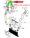 Mitsubishi Pajero NT NX 3.2L 4M41 Intercooler Air Intake Hose (2006)