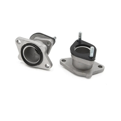 CG125 2 x Aluminum Alloy Motorcycle Intake Manifold Carburetor Connector