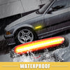 BMW Black Lens Amber Light 1 Pair Front LED Side Marker Light