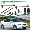 Mazda 10 Pcs Front Suspension Kit Tie Rod Ends (2004-2009)