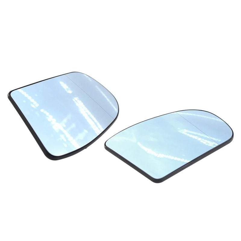 Benz C E Class W203 W211 Wide Angle Heated Door Mirror Glass Blue (2001-2007)