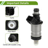 Honda Civic EX 1.6 (1999-2000) - 1 x Black Fuel Injector