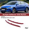 Hyundai Elantra Rear Left Right Bumper Reflectors (2017-2018)