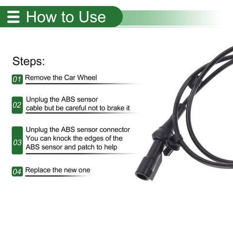 Ford Freestyle (2005-2007) - 1 x Sensor ABS Wheel Speed Sensor