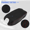 Honda HR-V (2016-2021) Black / Red Microfiber Leather Armrest Cover Pad