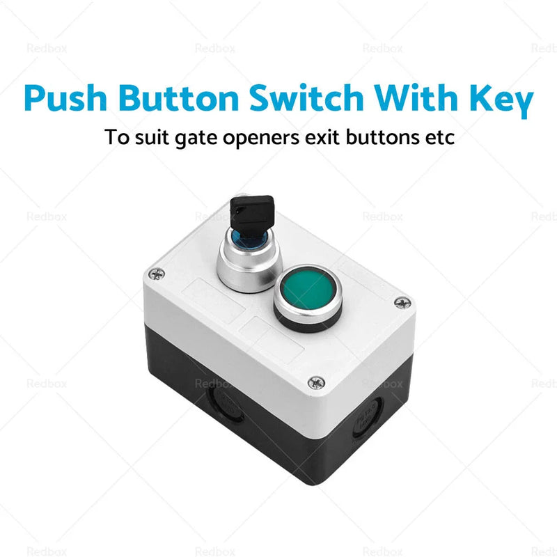 Gate Opener Weatherproof Push Button Switch with Key