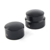 Harley XG 2015-Later, XL & Dyna 2008-Later Black Rear Axle Nut Cover Caps
