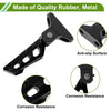 Motorcycle FootPegs 6.3" Black 1 x Set w/Screws Washers Wrench