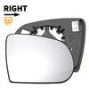 JEEP GRAND CHEROKEE Right Side White Mirror Glass w/ Back Convex Heated (1999-2023)