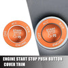 Dodge Charger Challenger Orange Engine Push Start Stop Button Trim Kit