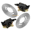 Kawasaki Bayou 400 4x4 Front Brake Calipers & Brake Rotors (1993–1999)