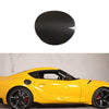 Toyota GR Supra A90 2021-2023 Gloss DRY Carbon Fiber Fuel Gas Cap Cover Trim