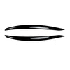 BMW E90 E92 E93 M3 2 x Gloss Black Headlight Eyelid Trims (2007-2013)