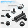 Honda Accord Windshield Washer Motor Pump Set with Grommet (2003-2007)