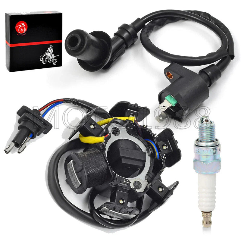 Honda XR50R XR70R Stator Ignition Coil Spark Plug (1997–2003)