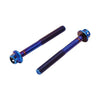 Motorcycle 12Pcs Titanium Alloy Motorcycle Hex Bolts M6x55mm