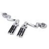 Highway Bars 32mm Footpegs 360° Adjustable Long Mount Clamp 1-1/4in