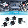 Car Bobbin 30x40mm 4 x M10 Rubber Shock Absorber Anti Vibration Isolator Mounts