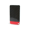 Nissan Infiniti GTR 1x Carbon Fiber Red Key Fob Cover (2009-2023)