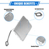 Mercedes-Benz R350 (2006-2010) Silver Tone Front Bumper Tow Hook Eye Cap