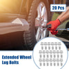 Jeep 20 x M12x1.25 Extended Wheel Lug Bolts 28mm Shank