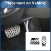 Jeep Compass Automatic Footrest Pedals Cover (2017-2023)