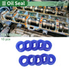Oil Seal TPU Rotary Shaft Seal 10x18x8mm High Pressure Blue 10 x