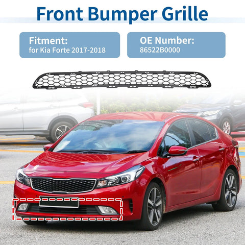 Kia Forte Lower Grille Bumper Cover (2017-2018)