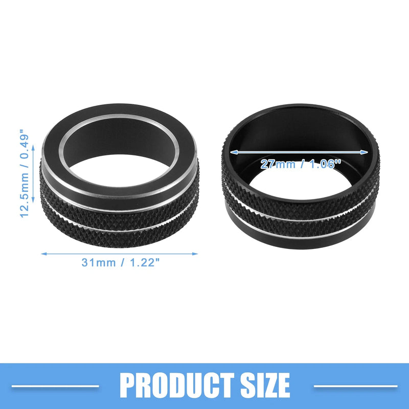 Toyota Corolla (2020-2022) -  Black AC Control Switch Knob Cover Trim