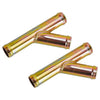 Y Wye Coolant Pipe Connector 2 x 3/4" Heater Hose Fitting