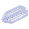 White Car Side Air Flow Vent Cover