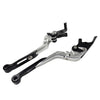 BMW S1000XR Silver CNC Extendable Brake Clutch Levers (2015-2021)