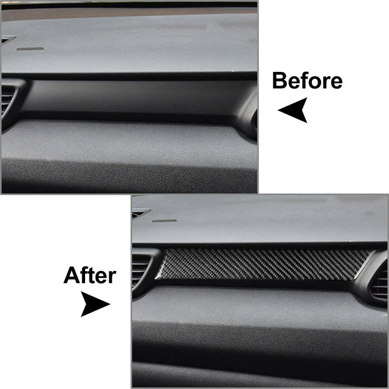 Hyundai Veloster JS Carbon Fiber Co-Pilot Dashboard Cover Trim (2019-2023)