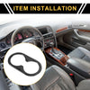 Ford F-150 Carbon Fiber Pattern Car Cup Holder Trim (2021-2024)