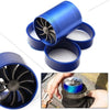 Gas Vehicles Dual Fan Turbonator Air Intake Turbo Supercharger