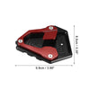 Honda NT1100 (2021-2023) Red Aluminum Alloy Motorcycle Kickstand Pad