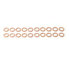 Universal Use 20 x M12*1.5 Copper Oil Drain Plug Gasket Washers