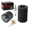 Yamaha Kodiak 400 Tune up kit Spark Plug + Oil Air Filter Foam (2004–2006)