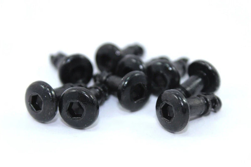 Honda dzus 17mm Nero Pulsante Allen Esagonale carenatura Borchie