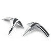 Honda Goldwing GL1800 Chrome Fairing Saddlebag Scuff Protectors (2001-2011)