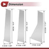 Ford Edge (2015-2020) Silver Tone 6 Pcs Door Pillar Window Trim