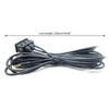 Car Dash Mount AUX Extension Cable 1.5M Dual USB Port Panel Adapter