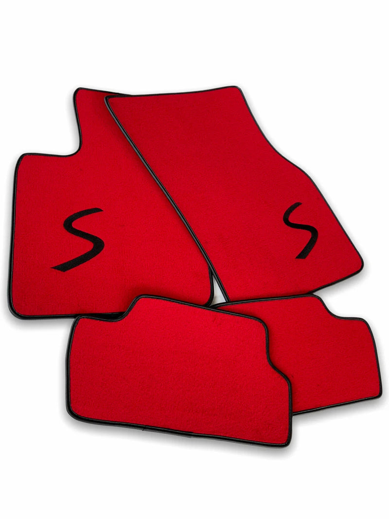 MINI Cooper S One Countryman Tailored Carpets Set Red Floor Mats (2010-2023)