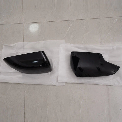 Ford Ranger Gloss Black Rearview Side Mirror Cover Caps (2015-2022)