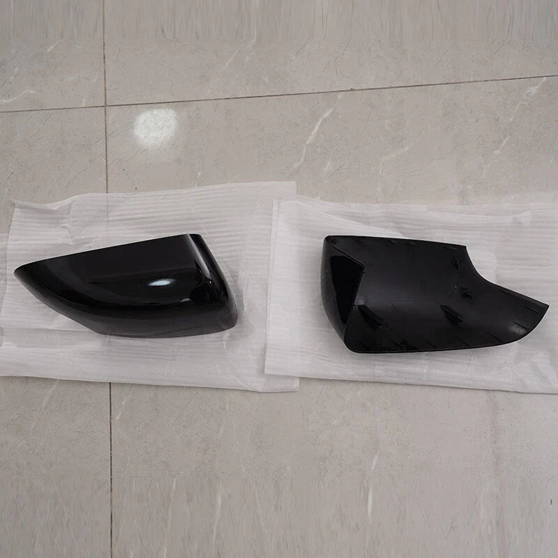 Ford Ranger Gloss Black Rearview Side Mirror Cover Caps (2015-2022)